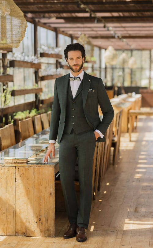 Traje de novio 2027 elegante para boda modelo 11