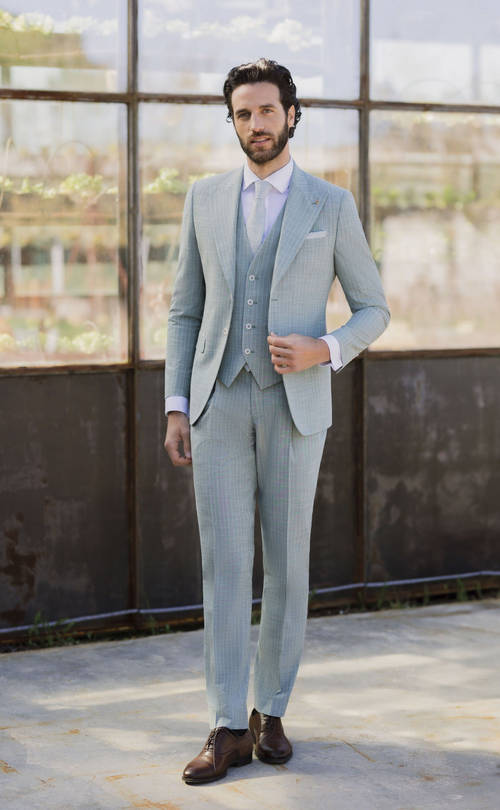 Traje de novio 2027 elegante para boda modelo 12