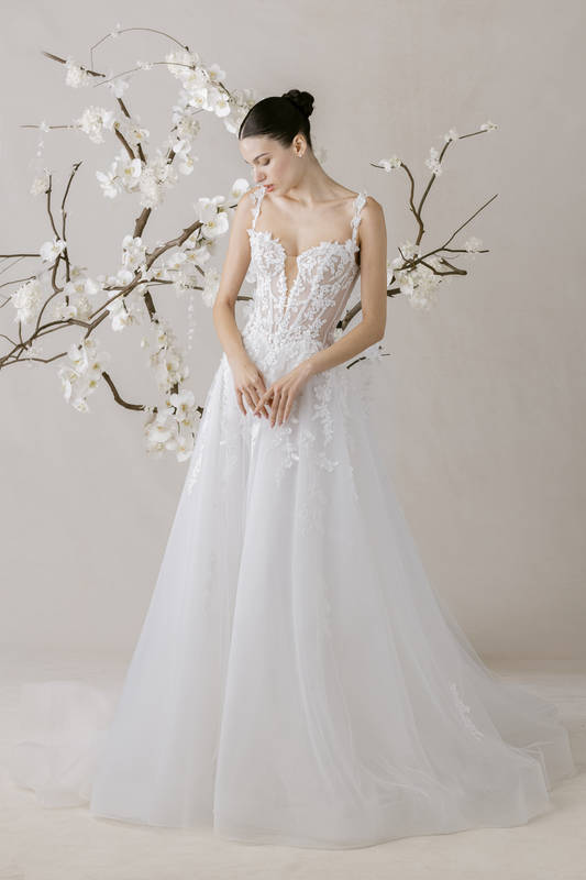 Vestido de novia Morilee 2027 con encaje